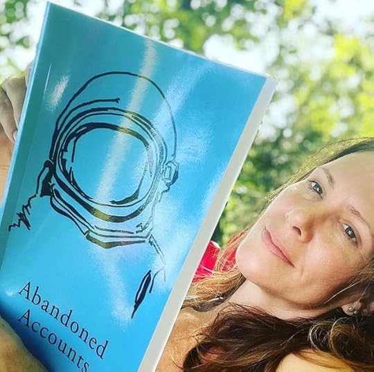 My friend Rachel Carter reading 'Abandoned Accounts'.