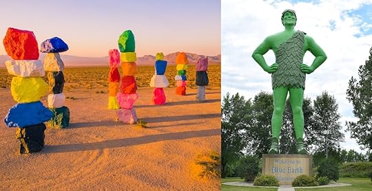 Road side attractions in Nevada and Minnesota