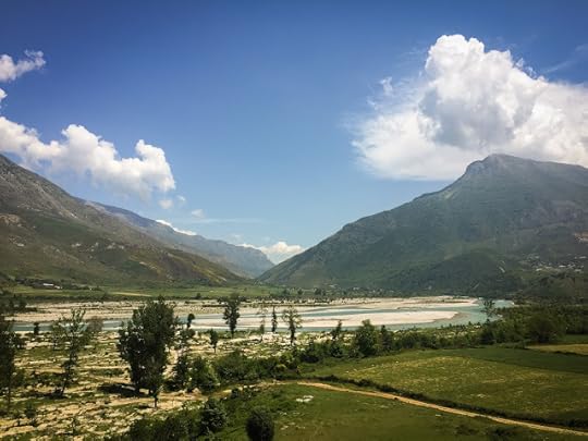 Vjosa near Tepelene, Albania