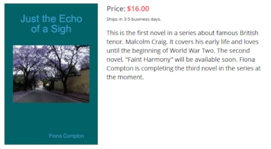 First novel in the Malcolm Craig series