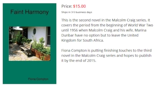 Second novel in the Malcolm Craig series.