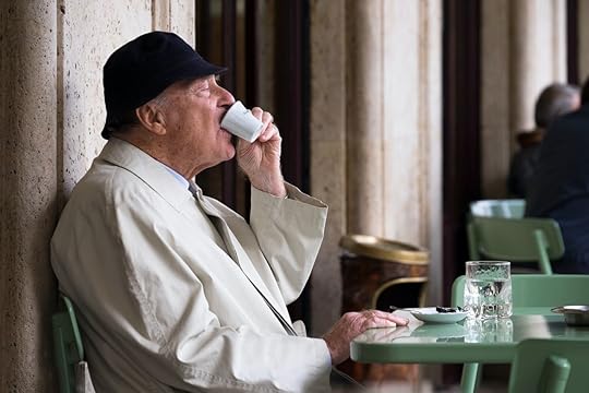 Ascoli,Picena,,Italy,-,October,11,2015:,Aged,Lonely,Man