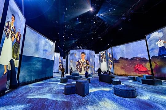 Frida- La Experiencia-Inmersiva-exhibition-light-display