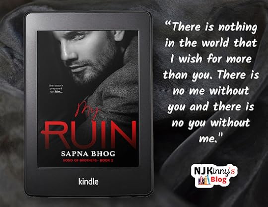My Ruin by Sapna Bhog Book Review by Njkinny