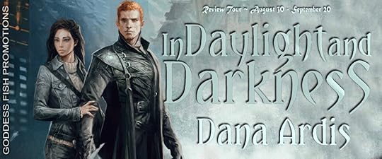 Goddess Fish book tour banner for In Daylight and Darkness