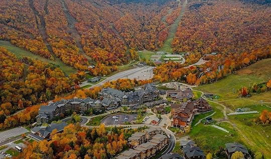 Stowe Mountain Resort in Vermont in the fall season