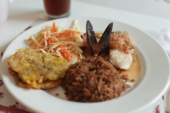 colombian arroz de coco frito