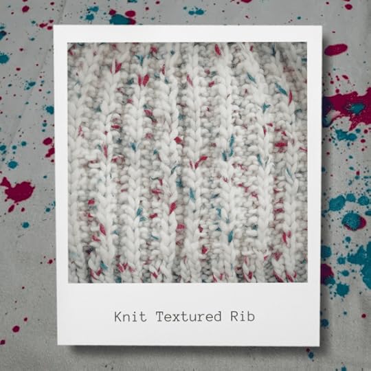 Knit Textured Rib Tutorial