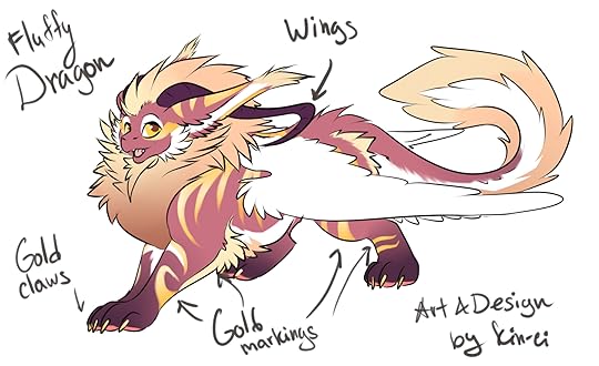 Fluffy Dragon design by kin-cishepholf · Furiffic