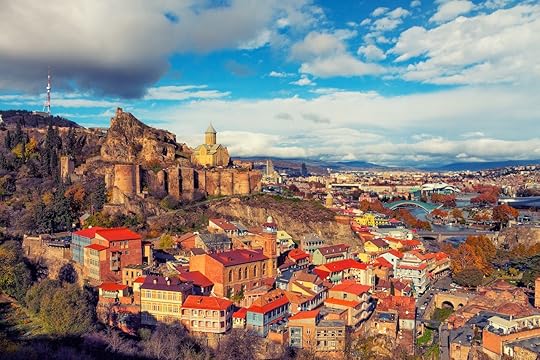 gay friendly places-eastern europe georgia Tbilisi at sunset