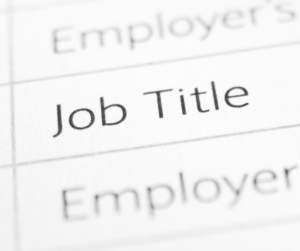 job titles