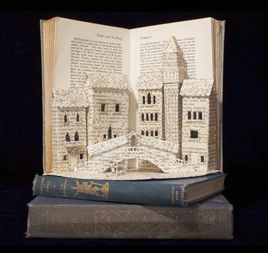 Book sculpture by Emma Taylor