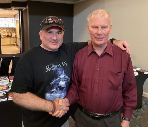Phil Giunta with James Grady