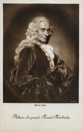 Alfred Abel as Voltaire in Fridericus Rex (1921-1922)