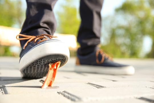 Stepping in Gum