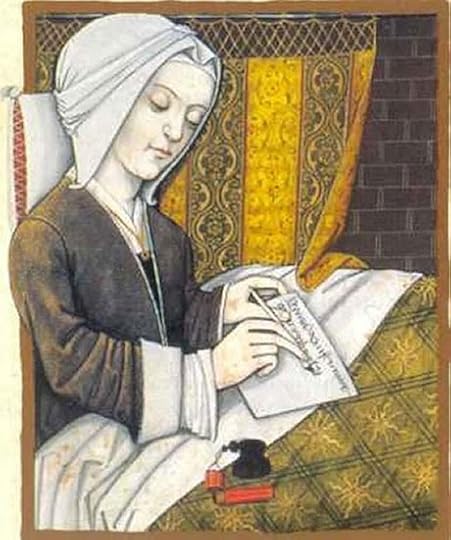 Christine de Pizan reading