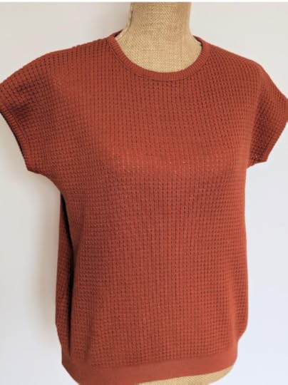 kitten 1960s sweater orange