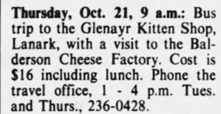 Kitten bus trip 1982 Oct. 19 1982 p 63