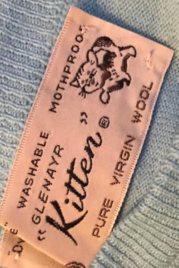 kitten pale blue tag