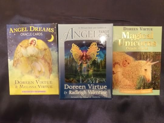 Angel Dreams Oracle by Doreen & Melissa Virtue, Angel Tarot by Doreen Virtue & Radleigh Valentine, Magical Unicorns Oracle by Doreen Virtue