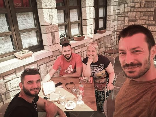 Rati, Ardi, Marcel & Olivia in Berat, Albania
