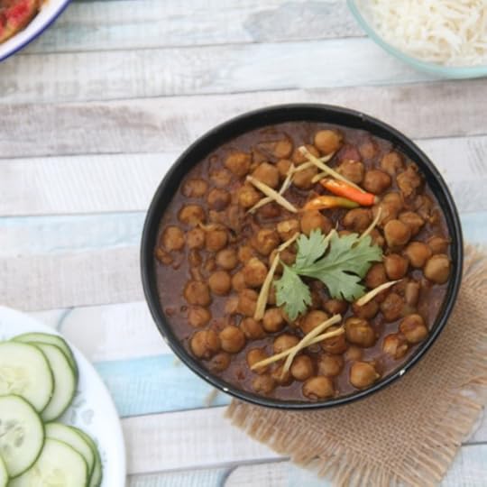 Spicy Choley (no onion, no garlic)