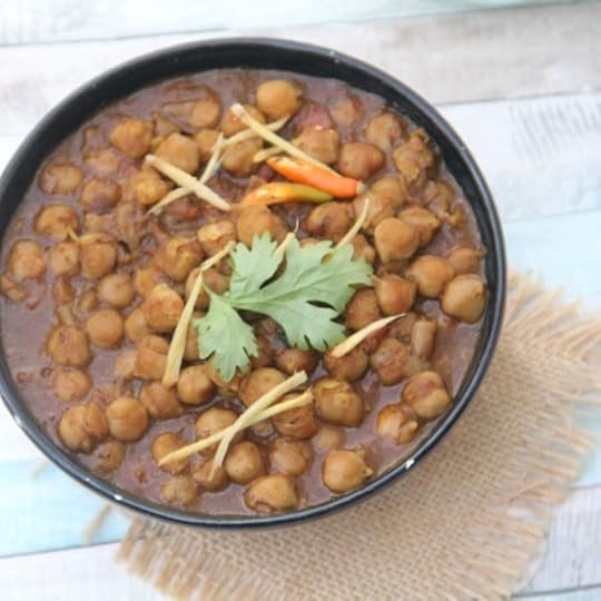 Spicy Choley (no onion no garlic)