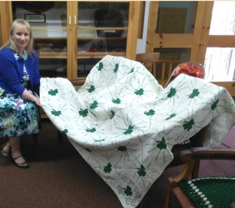 Shamrock Quilt July 2018 Lanark Museum