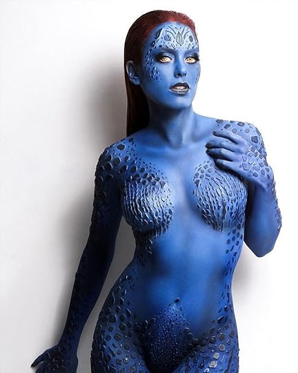 body art blue avatar