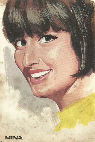 Mina, portrait by F. Picchioni