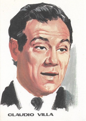 Claudio Villa, portrait by F. Picchioni
