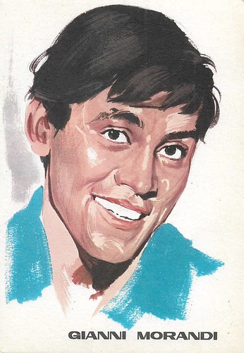 Gianni Morandi, portrait by F. Picchioni