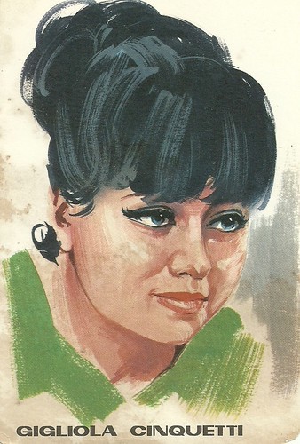 Gigliola Cinquetti, portrait by F. Picchioni