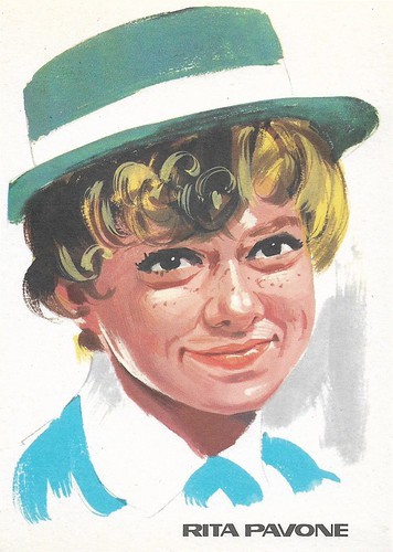 Rita Pavone, portrait by F. Picchioni