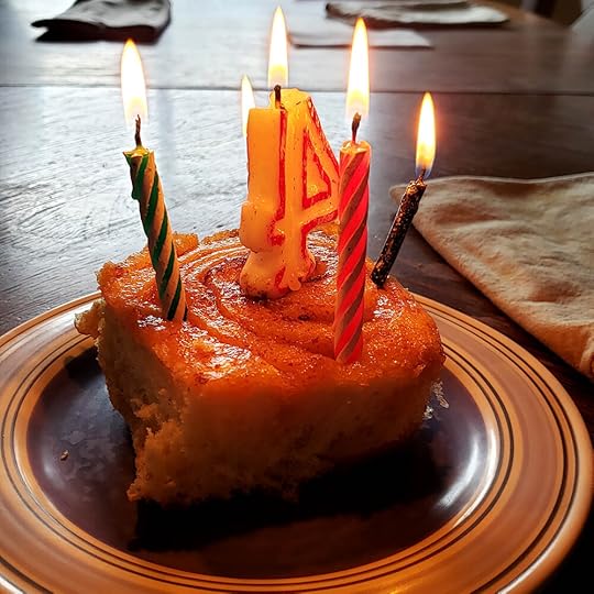And I turned 44 in August too. This was my birthday treat from my family, lol.