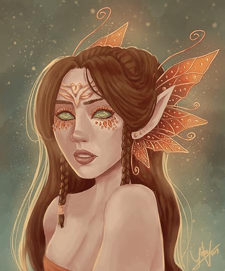 ArtStation - Autumn elf character design (with steps), Yara V