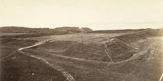 Playing Baseball at Fort George, around the 1880s (Photo courtesy of the Castine Historical Society)