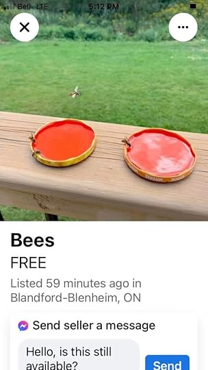 Ad that says Free Bees