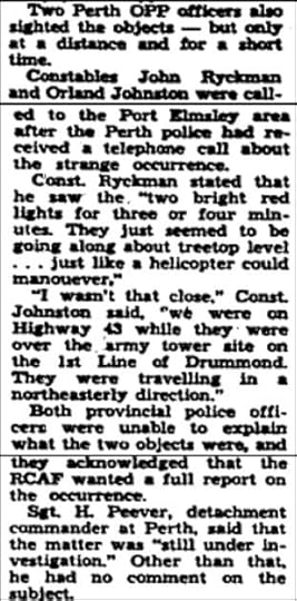 OPP Sighting UFO