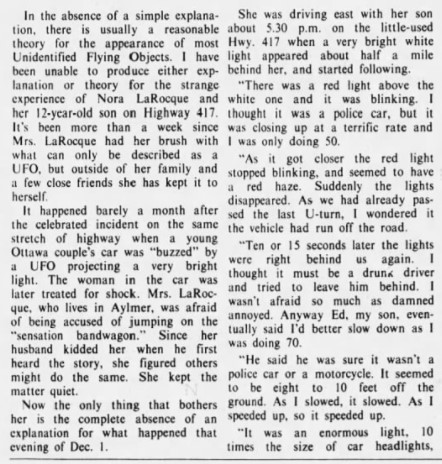 UFO hwy 417 part 1