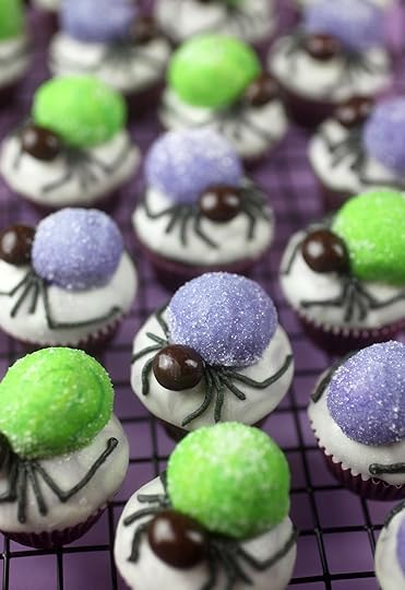 Spider Bites Miniature Cupcakes