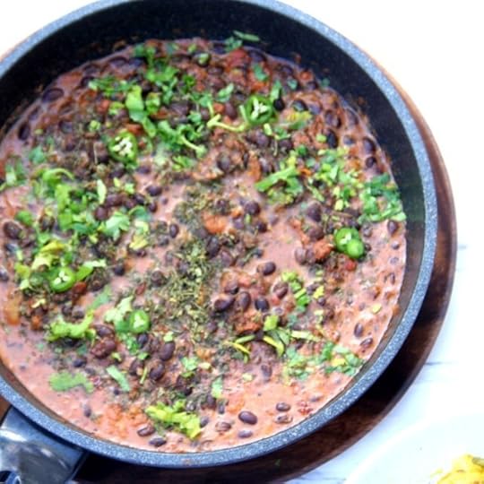 Coconut and Ginger Simmered Black Beans