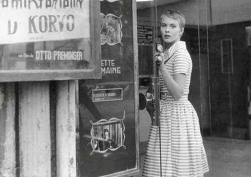 Jean Seberg in A bout de souffle (1960)