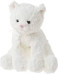 Amazon.com: GUND Cozys Collection Cat Stuffed Animal Plush, White, 10