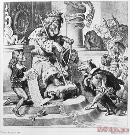 Reynard The Fox, 1846 after Wilhelm von Kaulbach