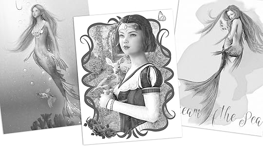 free adult coloring pages fantasy art instant download pdfs