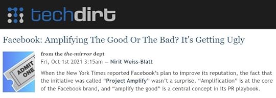 Facebook: Amplifying the Good or the Bad? It’s Getting Ugly Dr. Nirit Weiss-Blatt