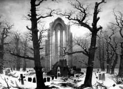 Monastary Graveyard Caspar David Friedrich