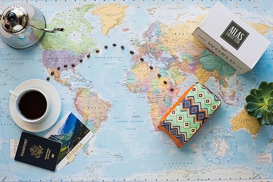 atlas coffee club on a map