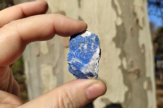 lazulite stone found while gem-hunting